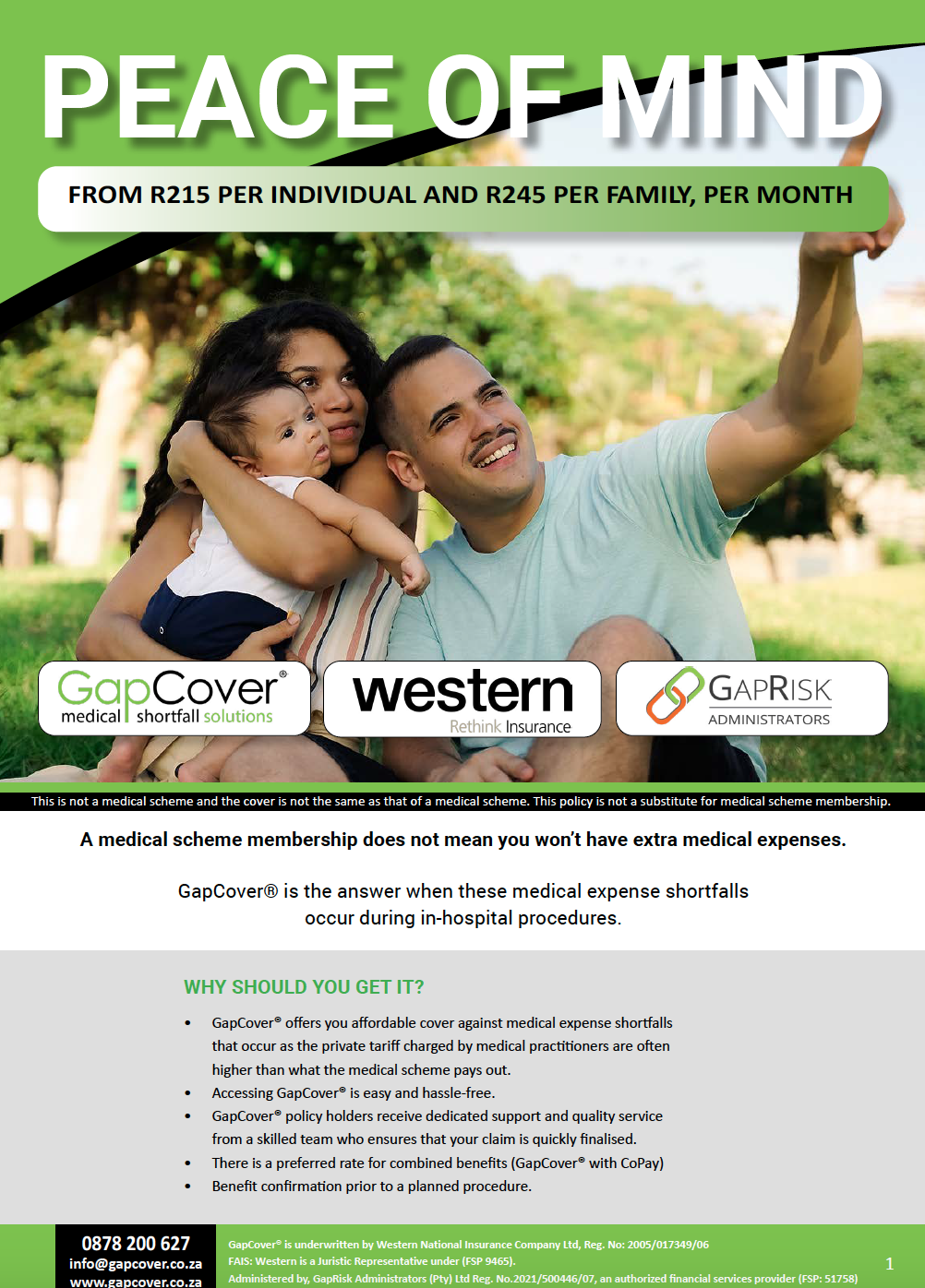 GapCover & Combined Retail Brochure